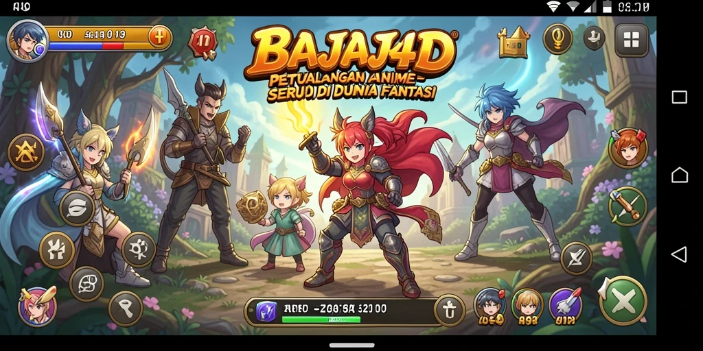 Tangkapan layar gameplay BAJAJ4D dengan karakter Anime yang menarik.
