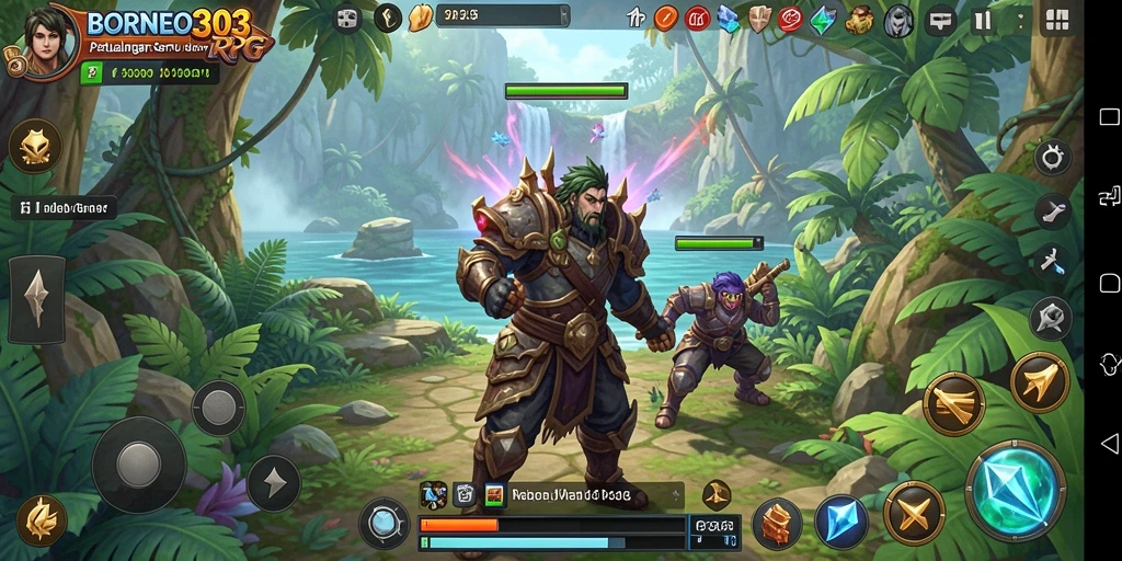 Menampilkan gameplay seru dari BORNEO303 dalam dunia RPG.