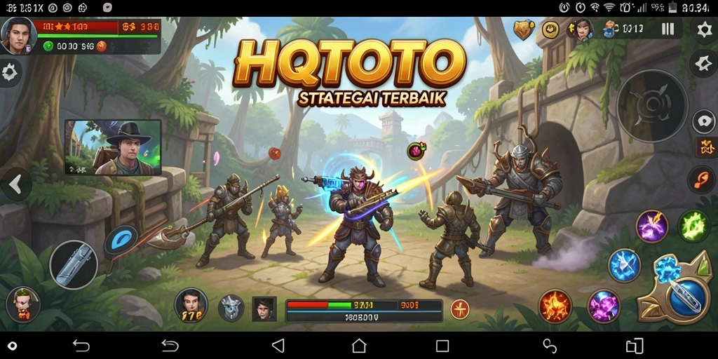Screenshot HQTOTO menampilkan aksi strategis dan grafis yang memukau.