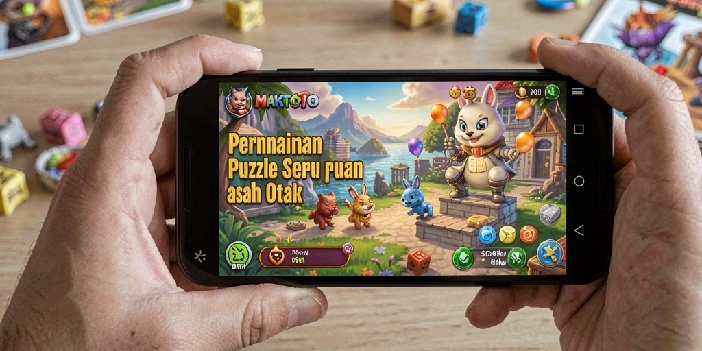Tampilan gameplay MAKTOTO yang seru dan menantang.