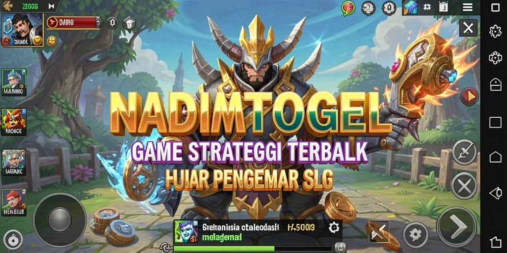 Screenshot gameplay NADIMTOGEL menampilkan aksi seru di dalam permainan SLG.