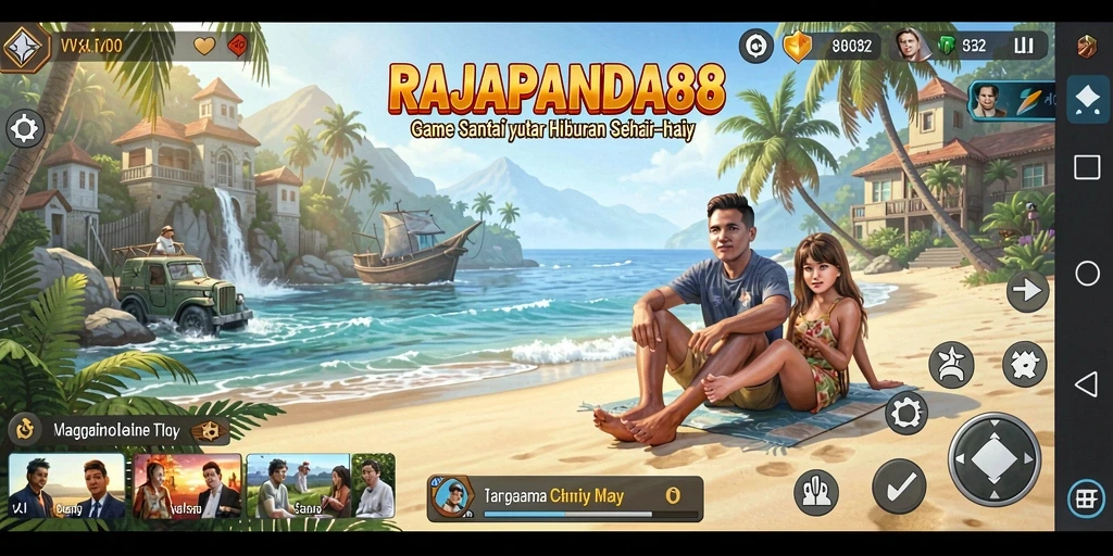Screenshot gameplay RAJAPANDA88 yang menyenangkan dan penuh warna.