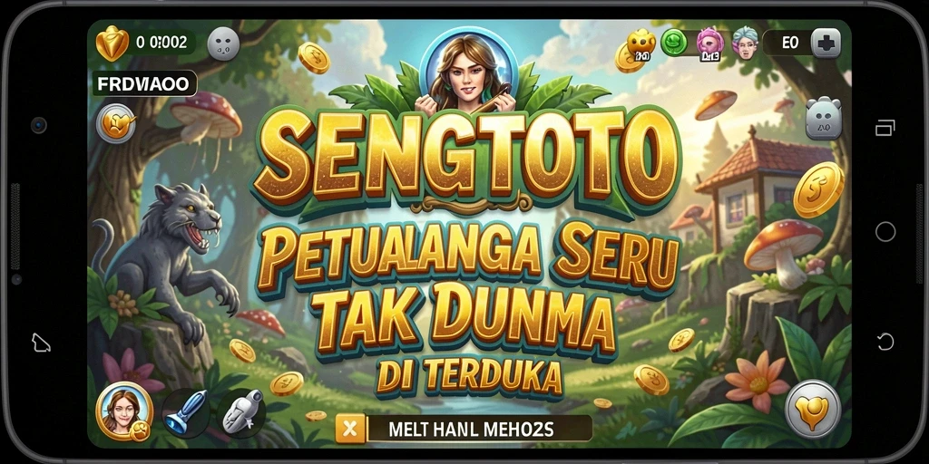 Screenshot gameplay SENGTOTO yang menampilkan dunia petualangan yang menakjubkan.