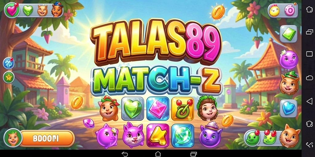 Tampilan gameplay TALAS89 yang seru dan penuh warna.
