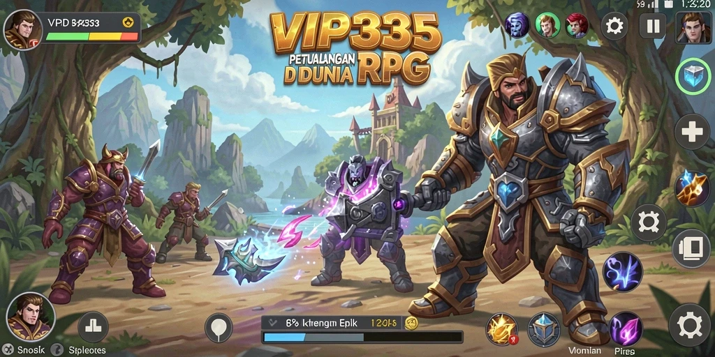 Gameplay seru di VIP333 dengan pertarungan RPG yang mendebarkan.
