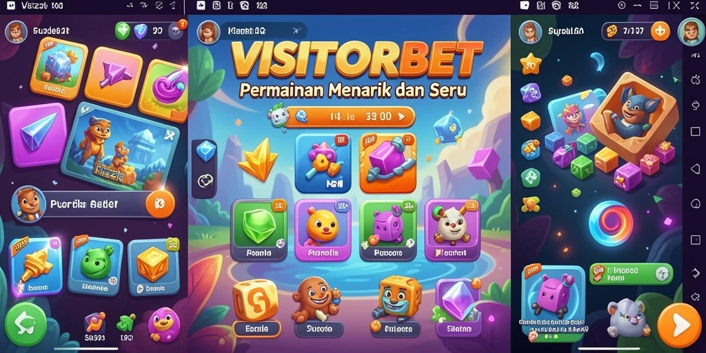 Screenshot gameplay <strong>VISITORBET</strong> menampilkan tantangan puzzle yang menarik.