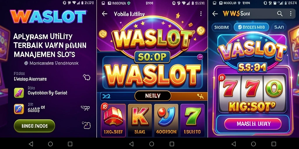 Tampilan aplikasi WASLOT yang modern dan informatif.